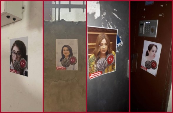 ՔՊ-ական պատգամավորների բնակության վայրերում, բակերում և շքամուտքերում փակցրել են թուրք-ադրբեջանական տանդեմին 30 արծաթով վաճառվածների պաստառները